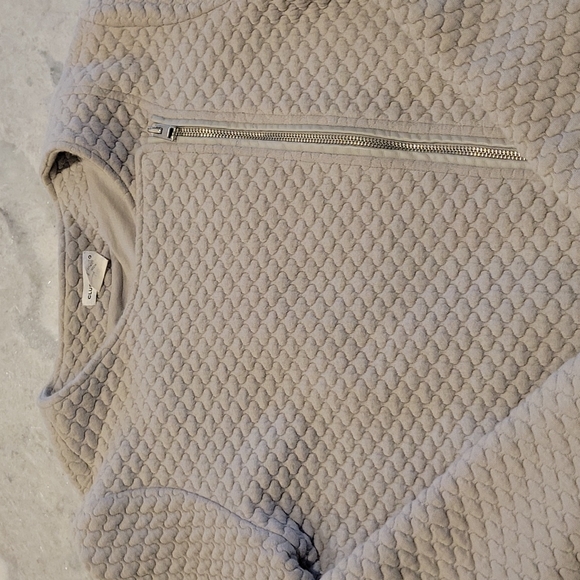 Club Monaco gray quilted jacket, fits like a M! - Picture 2 of 7